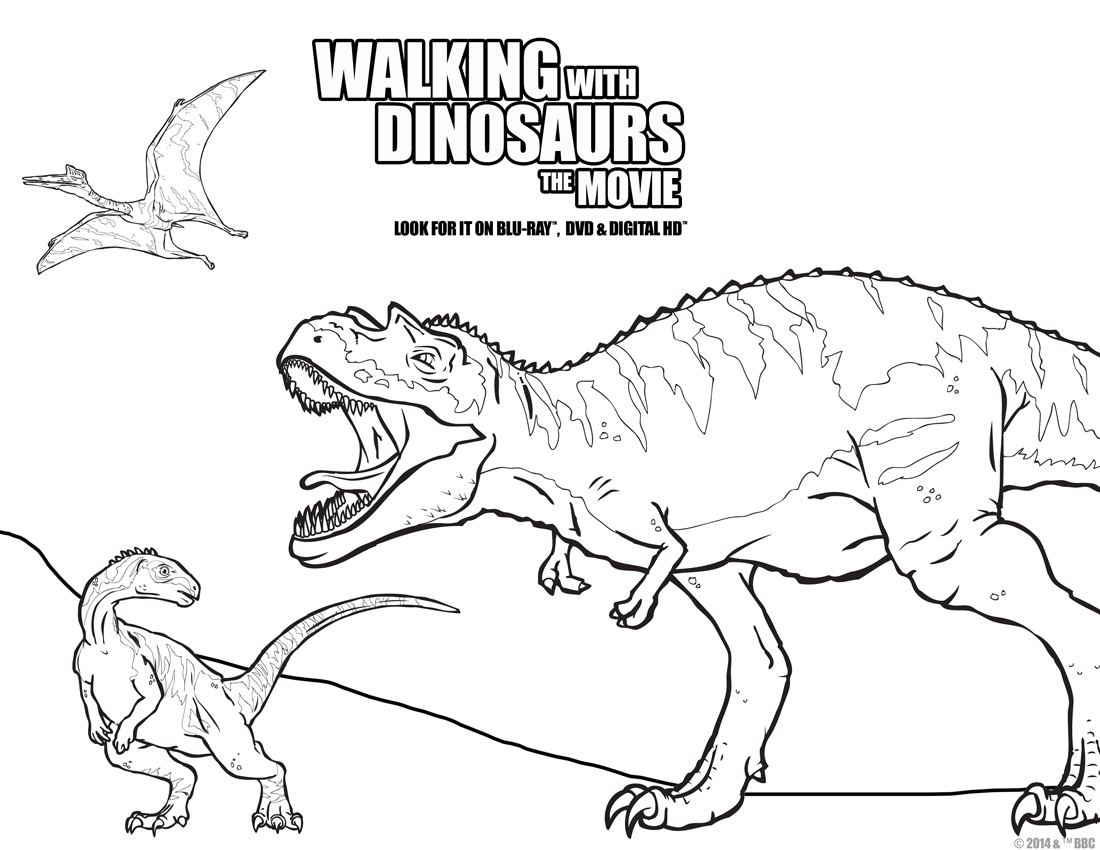 Coloring Pages walkingwithdinos2 walkingwithdinos3 walkingwithdinos1