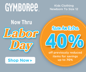 Gymboree Labor Day Sale! Extra 40% off sale prices!