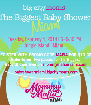 The Biggest Baby Shower Miami Presented by Big City Moms (and the Mafia has it’s own PROMO code!)