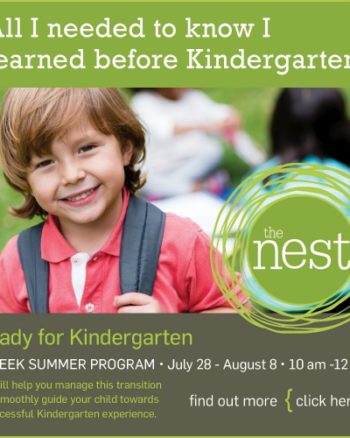 Ready for Kindergarten? The Nest’s Kindergarten Transition Program