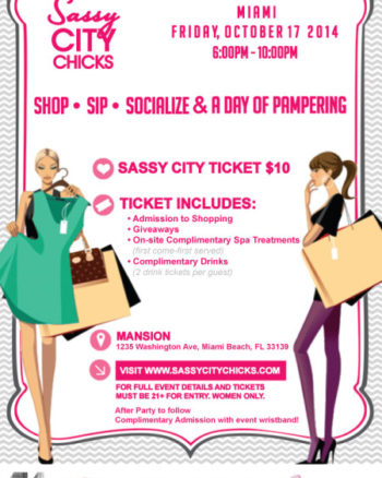 Girls Night Out! Sassy City Chicks Miami Promo Code for Free Tickets