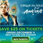 Cyber Monday Deal! Discount Cirque Du Soleil Amaluna Miami Tickets
