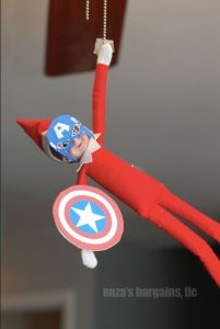 Elf on the Shelf Captain America