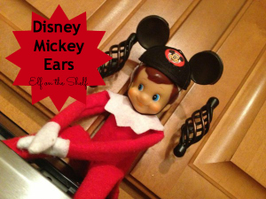 Elf-on-the-Shelf-Mickey Mouse Ears