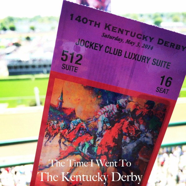 The Time I Went To The Kentucky Derby - And Wait 'Til You See My HAT! Kentucky Derby Ticket MommyMafia.com