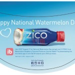 August 3rd is National Watermelon Day! #CrackLifeOpen With ZICO Watermelon Rasberry