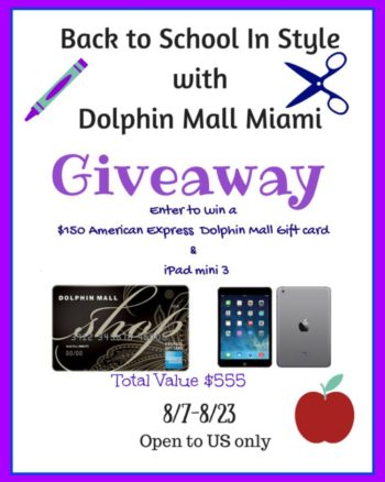 Dolphin Mall Back To School Giveaway!