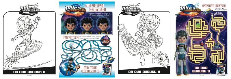 Miles From Tomorrowland Printables
