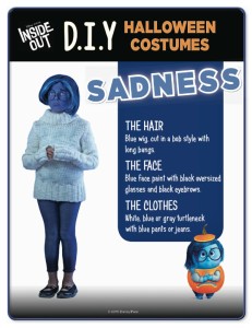 Disney Inside Out Sadness Costume