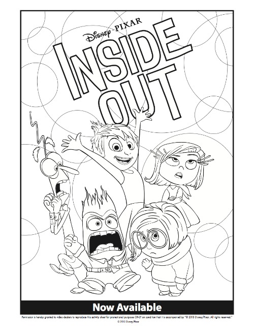 Disney Inside Out Coloring Pages MommyMafia.com