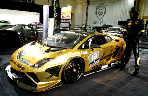 Miami Gold Lamborghini; Miami International Auto Show; Things to do with Kids Miami International Auto Show MommyMafia.com