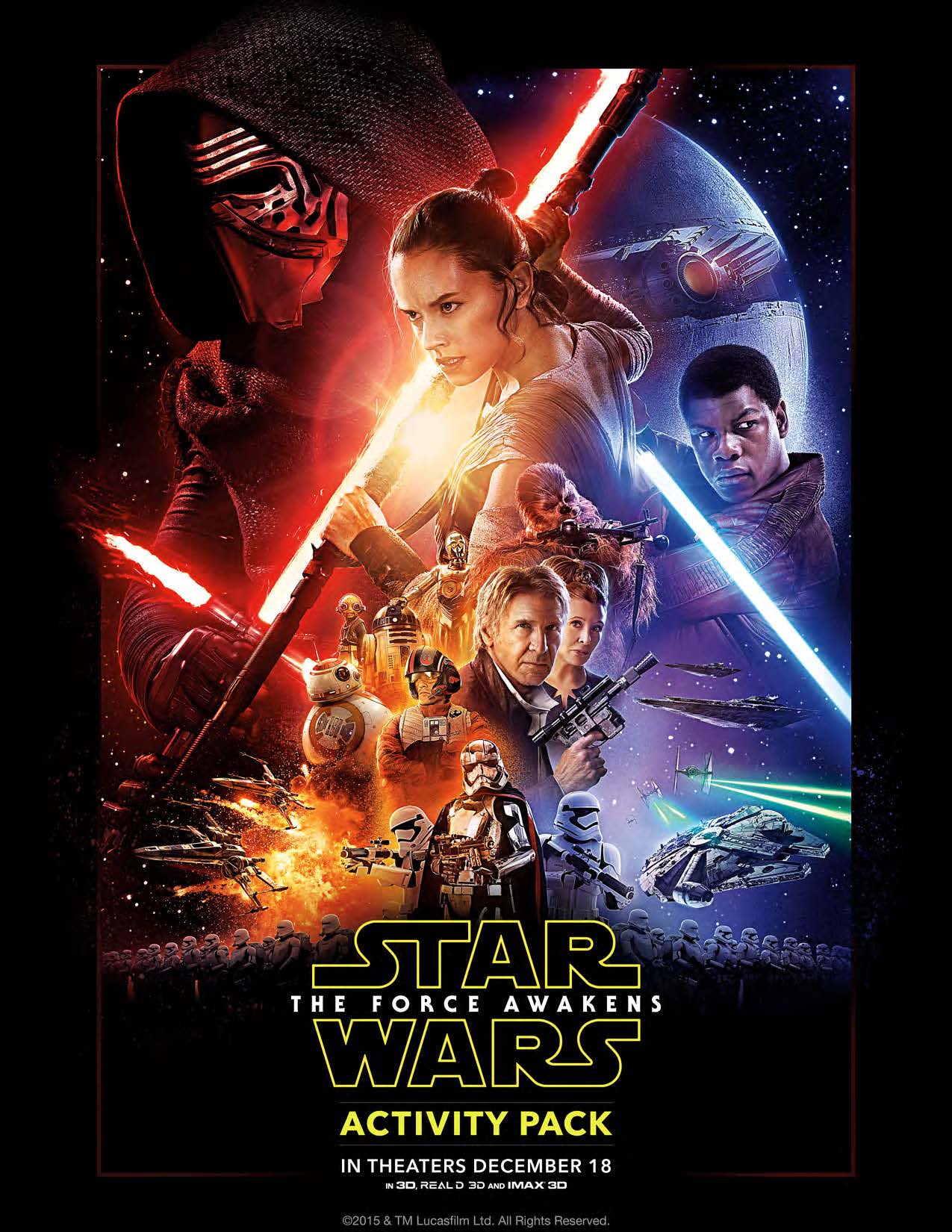 The Force Awakens | Star Wars Free Activity Pages