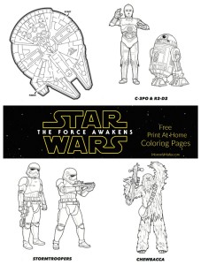 The Force Awakens Free Coloring pages MommyMafia.com