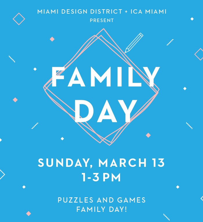 Family Day At ICA Miami (Institute of Contemporary Art Miami)