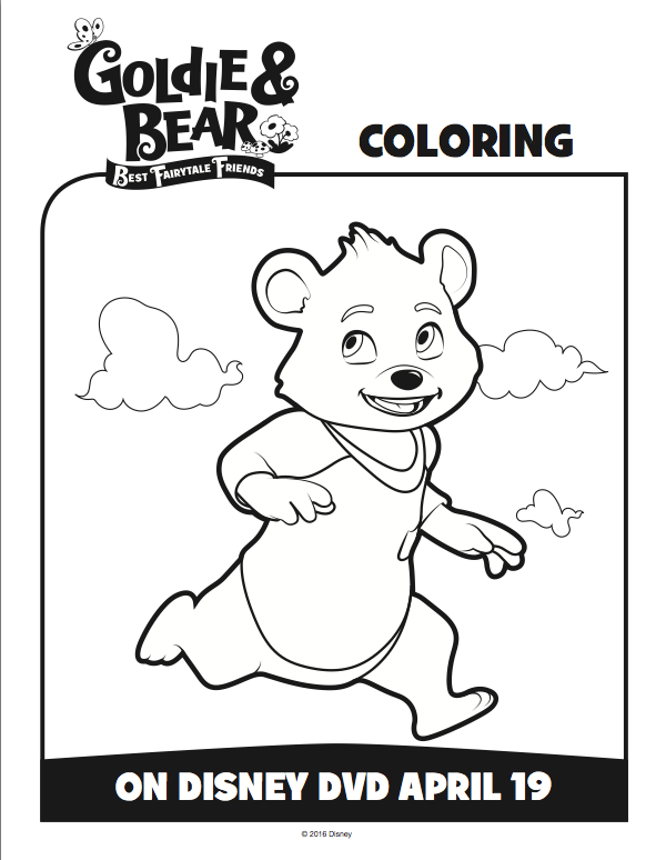 Goldie and Bear Coloring pages 3