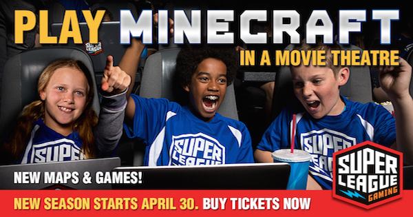 Play Minecraft In A Movie Theater! Super League Returns To Miami!