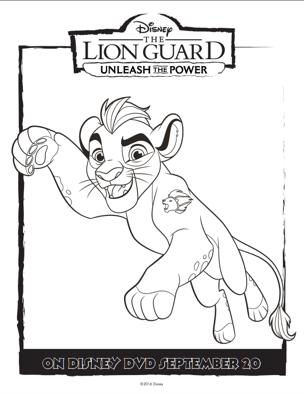 Disney The Lion Guard Free Coloring Pages