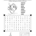 Free Finding Dory Activity Sheets | Print At Home