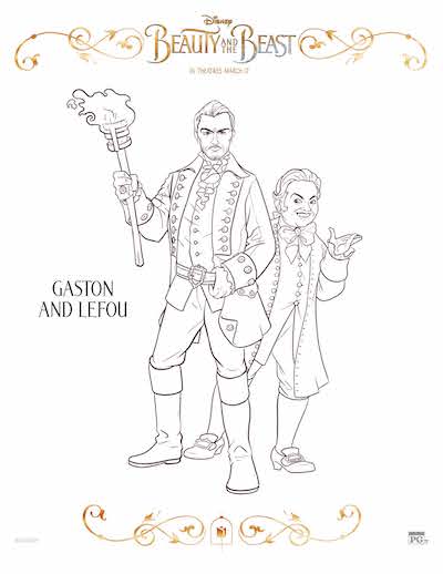 Free Beauty and the Beast coloring pages, Free Beauty and the Beast coloring sheets, Disney Beauty and the Beast Birthday party